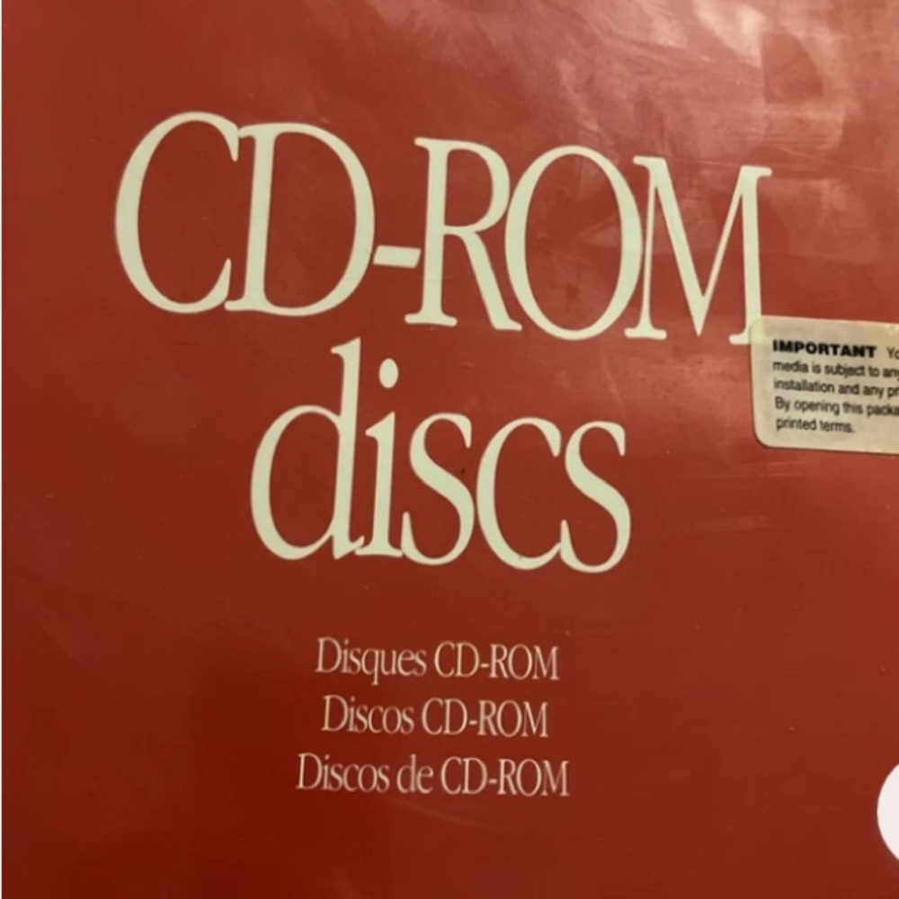 Vintage 1998 Mac CD-ROM Discs